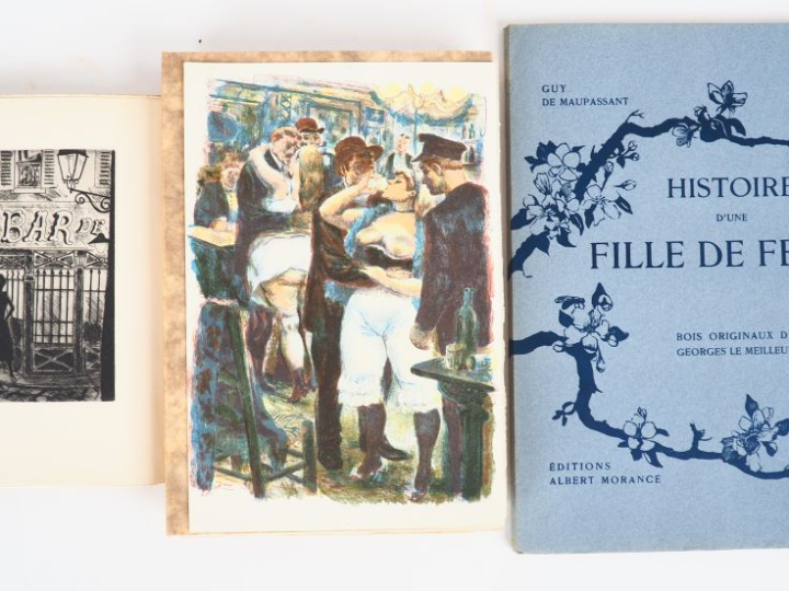 MAUPASSANT (Guy de.). LA MAISON TELLIER. Monaco, Les Documents d’Art, 