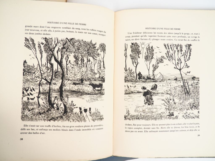 MAUPASSANT (Guy de.). LA MAISON TELLIER. Monaco, Les Documents d’Art, 