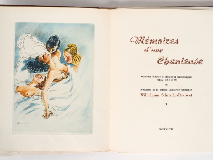 MÉMOIRES D’UNE CHANTEUSE. Traduction complète de Memoiren einer Saenge