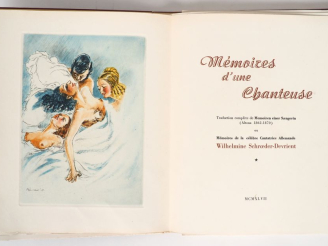 Vente aux enchères MÉMOIRES D’UNE CHANTEUSE. Traduction complète de Memoiren einer Saenge