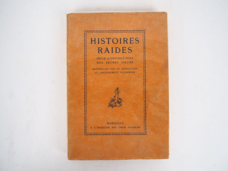 Vente aux enchères [PERCEAU (L.)]. HISTOIRES RAIDES pour l’instruction des jeunes filles.
