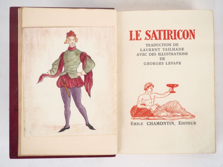 PÉTRONE. LE SATIRICON. Traduction de Laurent Tailhade. P., Chamontin, 