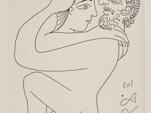 [PICASSO (P.)]. ENSEMBLE DE 12 GRAVURES. 11 gravures (27 X 20 cm, marg