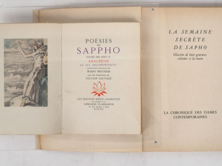 [PIA]. LA SEMAINE SECRÈTE DE SAPHO. Sans lieu, La Chronique des dames 