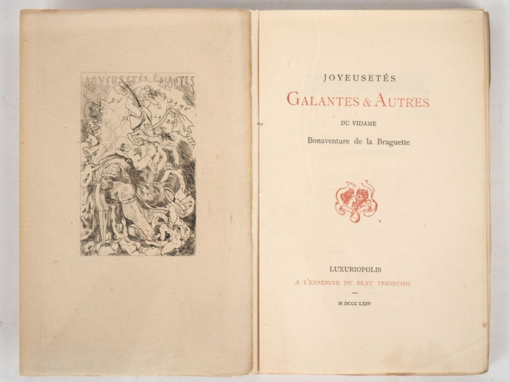 [ROPS]. [GLATIGNY (A.)]. JOYEUSETÉS GALANTES   AUTRES du Vidame Bonave