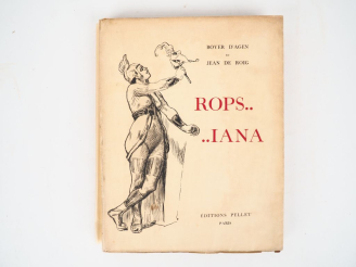Vente aux enchères [ROPS]. BOYER D’AGEN - ROIG (J. de). ROPS…IANA. P., Pellet, 1924. Gran