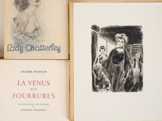 Vente aux enchères SACHER-MASOCH (L. von). LA VÉNUS AUX FOURRURES. P., Gonon, 1954. In-4 
