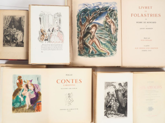 Vente aux enchères SOREL (Charles). L'HISTOIRE COMIQUE DE FRANCION. Réimprimée intégralem