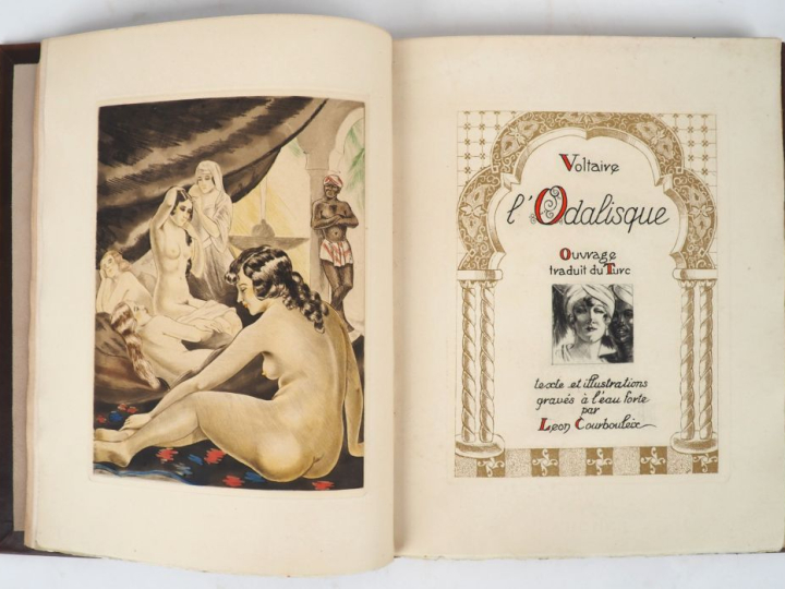 VOLTAIRE. L’ODALISQUE. Ouvrage traduit du turc. S.l., imprimé sur la p