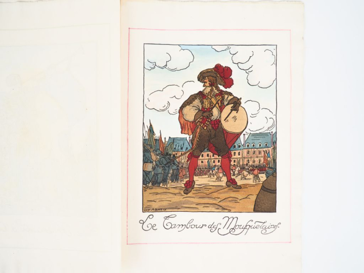 ARNOUX (G.). TAMBOURS ET TROMPETTES. Images de Guy Arnoux. P., Devambe