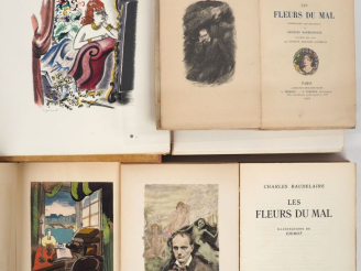 Vente aux enchères BAUDELAIRE (Ch.). LES FLEURS DU MAL. P., Éd. de la Maison Française, 1