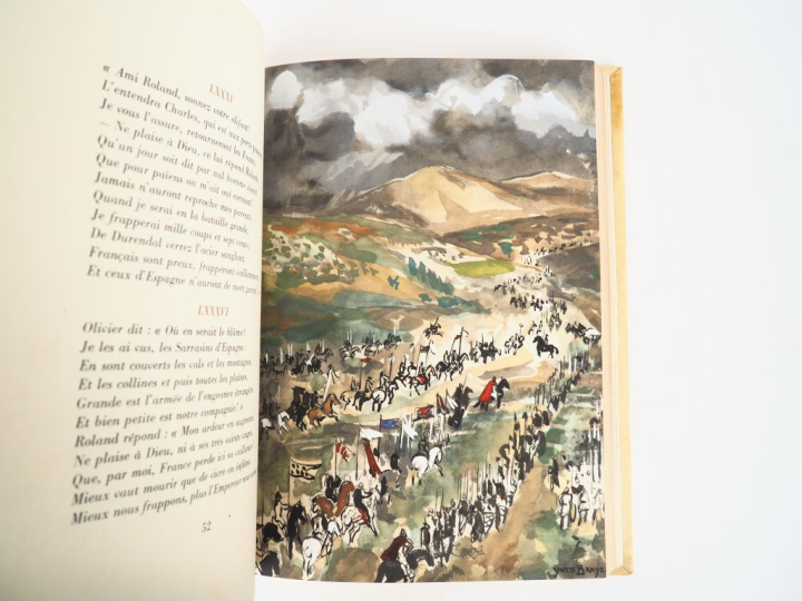 [BRAYER]. LA CHANSON DE ROLAND. P., Union Latine d’Éditions, 1945. Pet