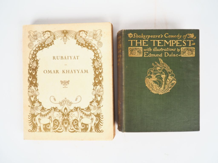 [DULAC]. KHAYYAM (O.). RUBAIYAT. P., Piazza, [1910]. Grand in-4 broché