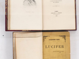 Vente aux enchères FABRE (F.). L’ABBÉ TIGRANE candidat à la papauté. P., Conquet, 1890. I