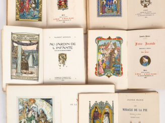 Vente aux enchères [FERROUD]. ENSEMBLE DE 10 OUVRAGES ILLUSTRÉS DE L’ÉDITEUR FERROUD. 11 