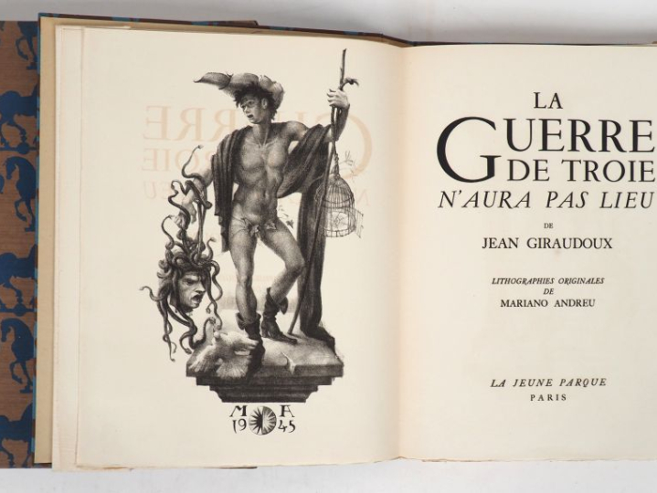 GIRAUDOUX (J.). LA GUERRE DE TROIE N’AURA PAS LIEU. P., La Jeune Parqu