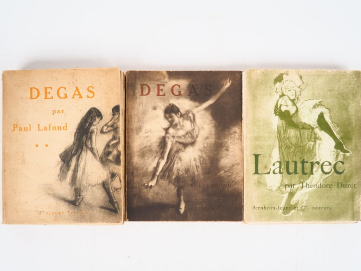LAFOND (P.). DEGAS. P., Floury, 1918 – DURET (Th.). LAUTREC. P., Bernh