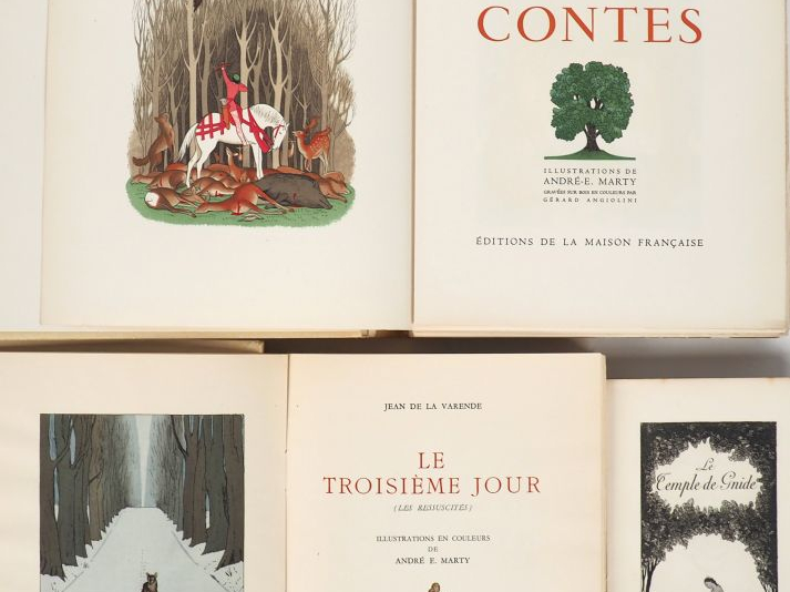 [MARTY]. FLAUBERT (G.). TROIS CONTES. P., Éd. de la Maison Française, 