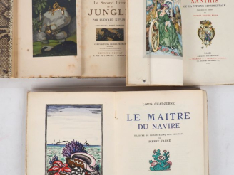 Vente aux enchères SAMAIN (A.). XANTHIS ou La Vitrine sentimentale. P., Ferroud, 1920. In