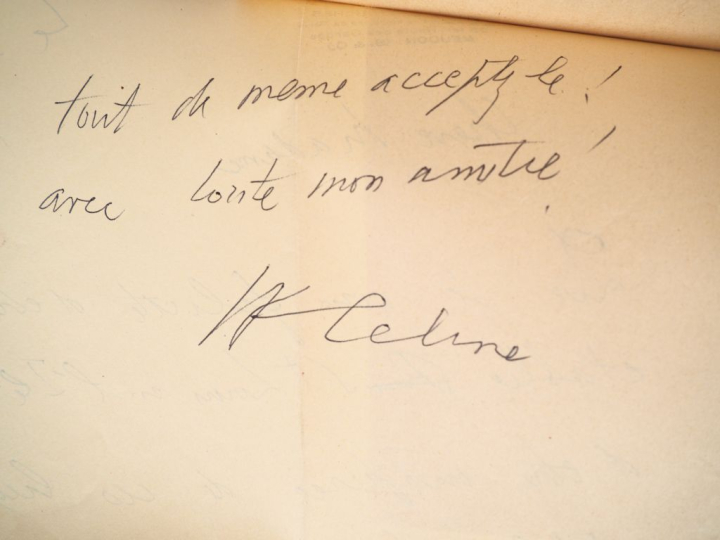 CÉLINE (L.-F.). D’UN CHÂTEAU L’AUTRE. P., Gall., 1957. In-8 ½ chagrin 