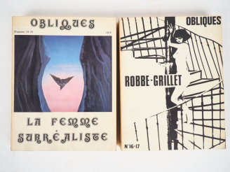 Vente aux enchères [OBLIQUES]. N° 14-15 : LA FEMME SURRÉALISTE. (1977) – N°16-17 : ROBBE-