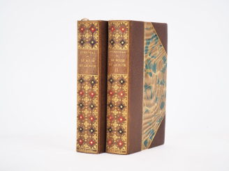 Vente aux enchères STENDHAL. LE ROUGE ET LE NOIR. P., Lemerre, 1886. Deux volumes in-12 ½