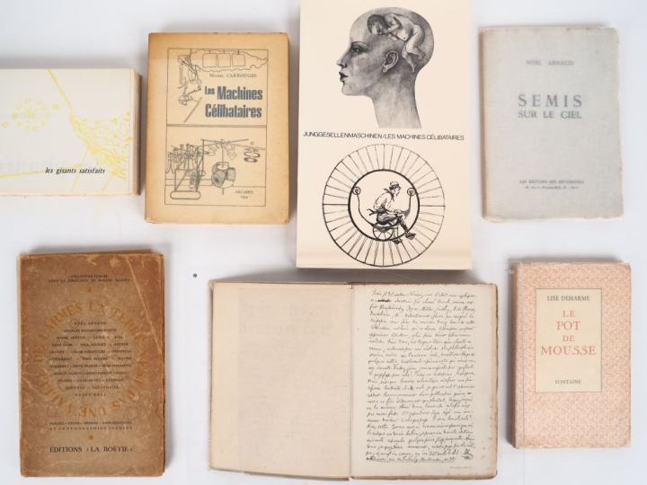 [SURRÉALISME]. ENSEMBLE DE 7 OUVRAGES. -	ARNAUD (N.). SEMIS DANS LE CI