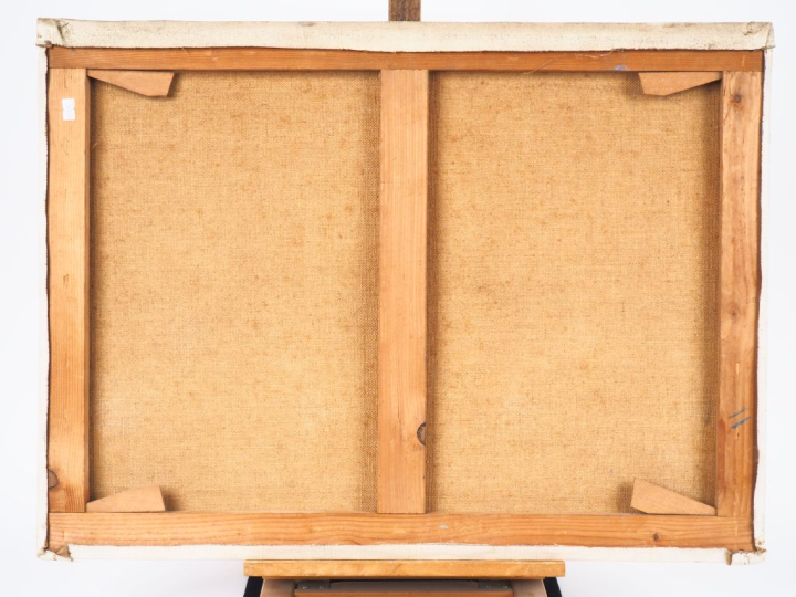 Jan VAN HERWIJNEN  "Collioure" Huile sur toile, signée en bas à droite