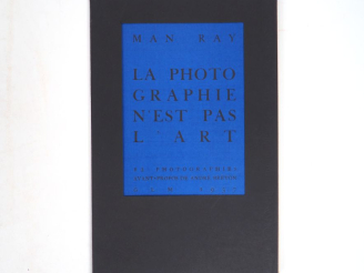 Vente aux enchères MAN RAY. LA PHOTOGRAPHIE N’EST PAS L’ART. Avant-propos de André Breton
