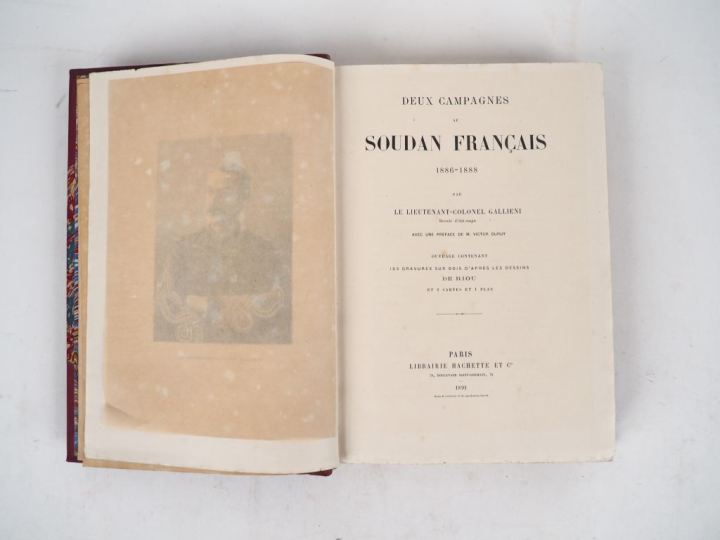 GALLIENI (Lt.-colonel). DEUX CAMPAGNES AU SOUDAN FRANÇAIS 1886-1888. P