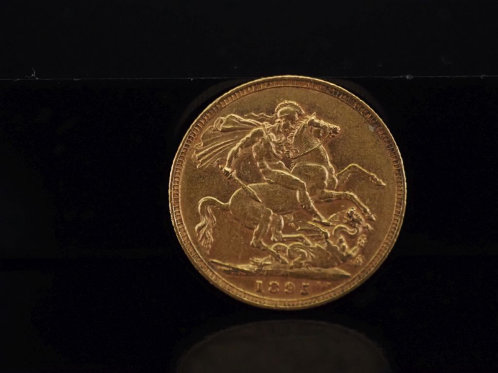 Souverain or, reine Victoria, 1895. FRAIS ACHETEUR 10% HT.   