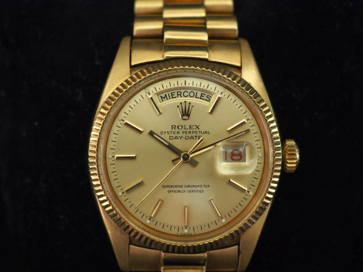 ROLEX Day Date Ref. 6611 No. 231705 Montre bracelet en or jaune 18k (7
