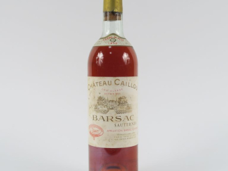 Vente aux enchères 1 BOUTEILLE CHÂTEAU CAILLOU CC SAUTERNES 'CRÈME DE TÊTE' - 1959 - LB-H