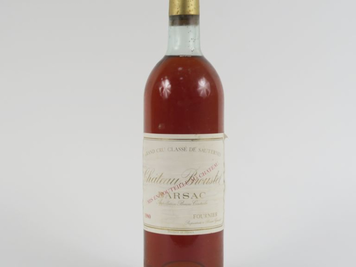 1 BOUTEILLE CHÂTEAU BROUSTET CC SAUTERNES - 1980 - BG
