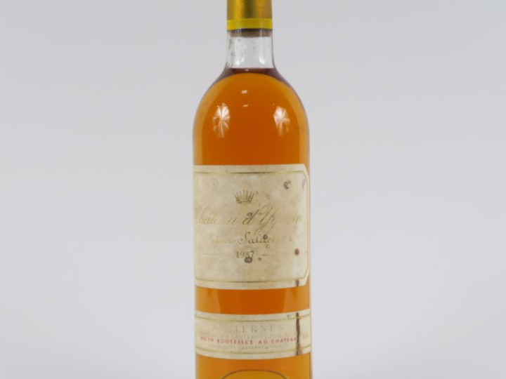 1 BOUTEILLE CHÂTEAU D'YQUEM 1er CCS SAUTERNES - 1987 - BG/ET