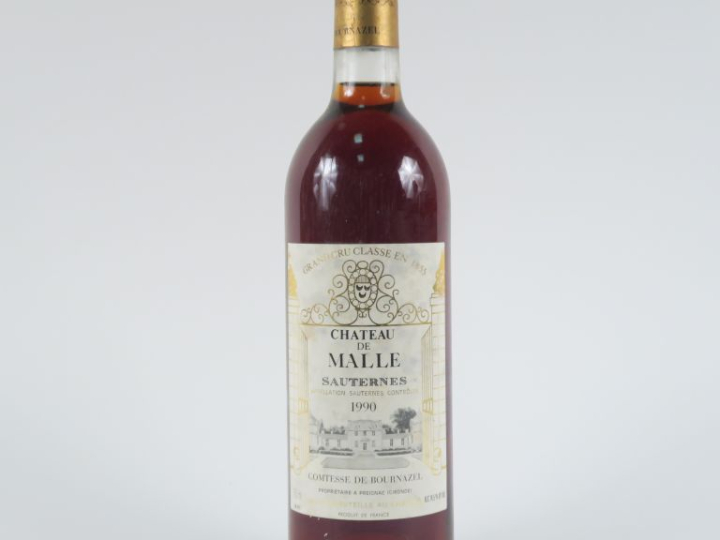 1 BOUTEILLE CHÂTEAU DE MALLE SAUTERNES - 1990