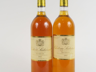 Vente aux enchères 2 BOUTEILLES CHÂTEAU SUDUIRAUT 1er CC SAUTERNES - 1995 - ETLA