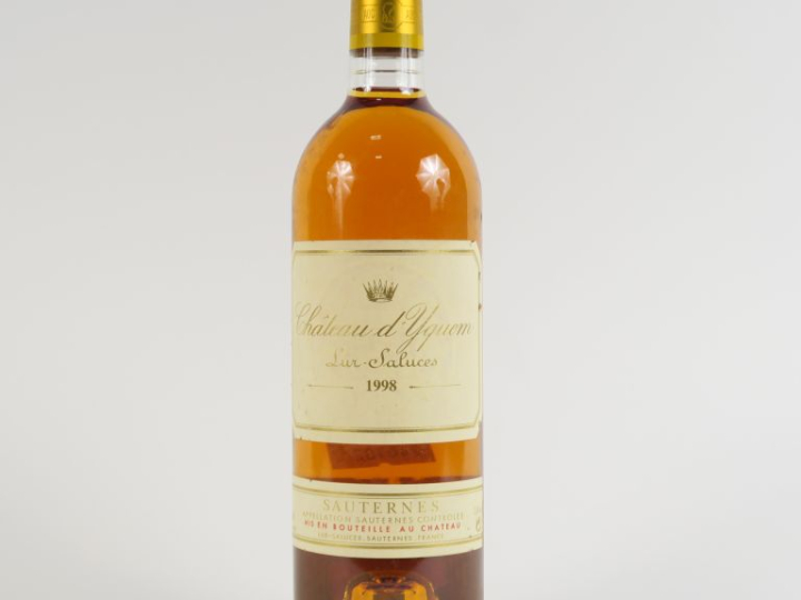 1 BOUTEILLE CHÂTEAU D'YQUEM 1er CCS SAUTERNES - 1998 - BG/ETLA