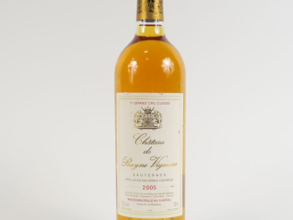 Vente aux enchères 1 BOUTEILLE CHÂTEAU DE RAYNE VIGNEAU 1er CC SAUTERNES - 2005