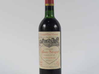 Vente aux enchères 1 BOUTEILLE CHÂTEAU CALON SÉGUR GCC ST JULIEN - 1961 - BG-LB