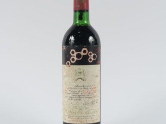 Vente aux enchères 1 BOUTEILLE CHÂTEAU MOUTON ROTHSCHILD 1er GCC PAUILLAC - 1967 - BG-LB/