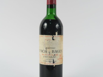 Vente aux enchères 1 BOUTEILLE CHÂTEAU LYNCH BAGES GCC PAUILLAC - 1973 - HEP-MEP/EA