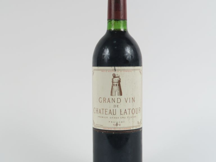 1 BOUTEILLE CHÂTEAU LATOUR 1er GCC PAUILLAC - 1979 - BG/ELA