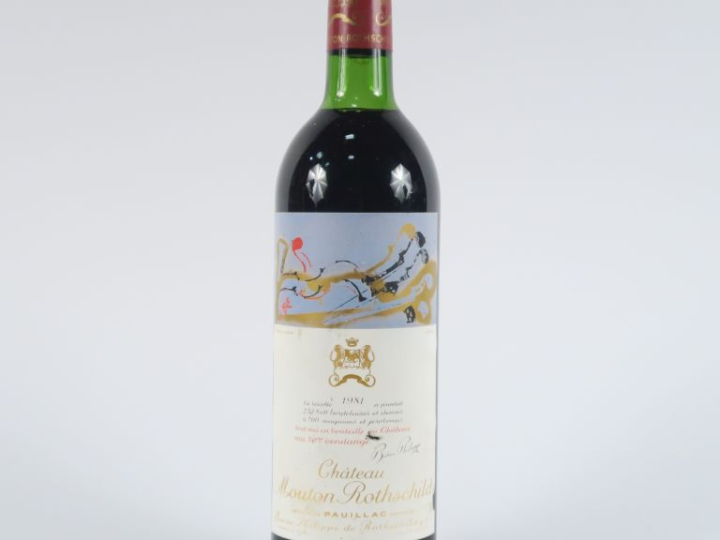 1 BOUTEILLE CHÂTEAU MOUTON ROTHSCHILD 1er GCC PAUILLAC - 1981 - LB/ETL