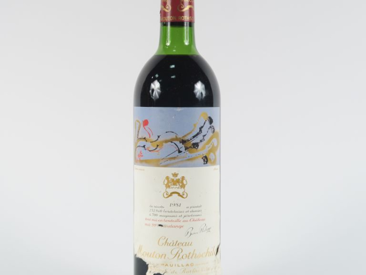 1 BOUTEILLE CHÂTEAU MOUTON ROTHSCHILD 1er GCC PAUILLAC - 1981 - LB-HEP