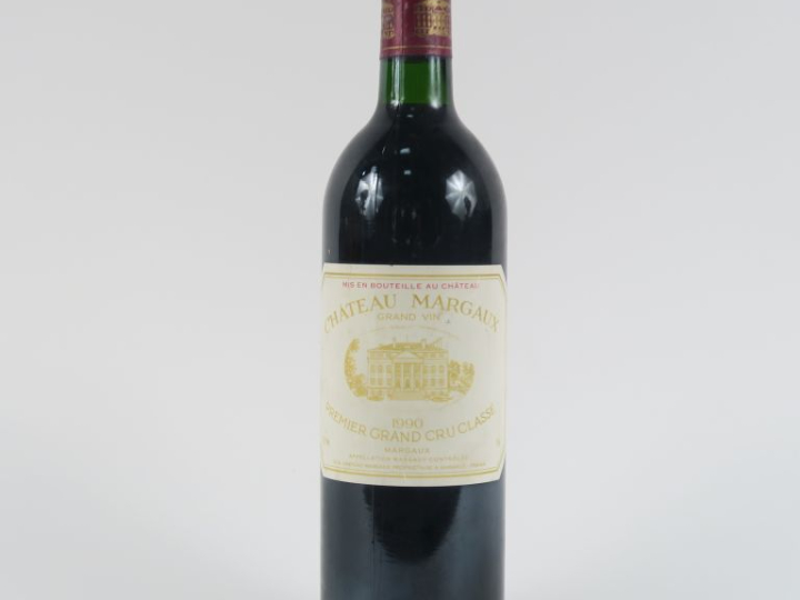 1 BOUTEILLE CHÂTEAU MARGAUX 1er GCC MARGAUX - 1990 - BG/EF