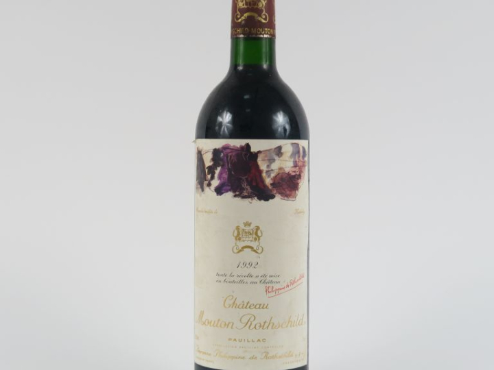 1 BOUTEILLE CHÂTEAU MOUTON ROTHSCHILD 1er GCC PAUILLAC - 1992