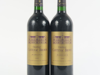 Vente aux enchères 2 BOUTEILLES CHÂTEAU CANTENAC BROWN GCC MARGAUX - 1997