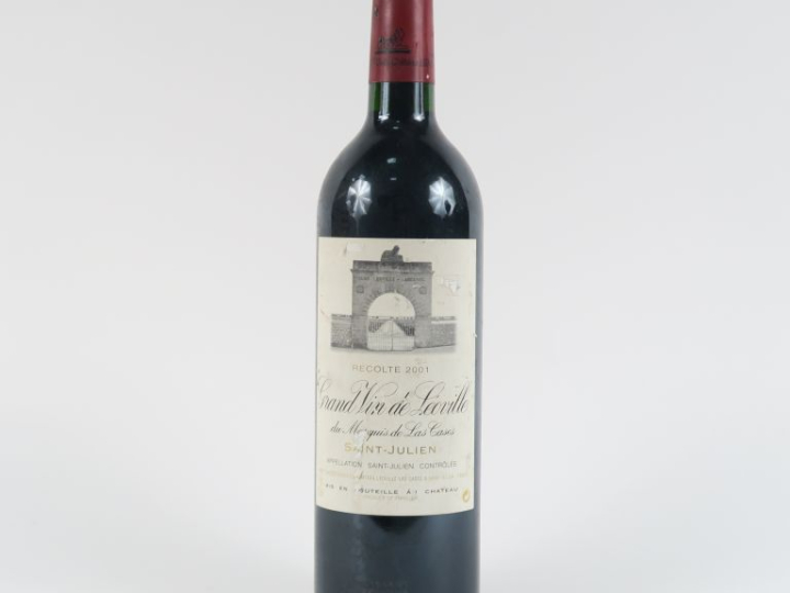 1 BOUTEILLE CHÂTEAU LÉOVILLE LAS CASES GCC ST JULIEN - 2001 - ETLA