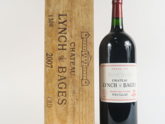 Vente aux enchères 1 MAGNUM CHÂTEAU LYNCH BAGES GCC PAUILLAC - 2007 - CBO